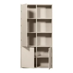 WOOOD Merel opbergkast - Grenen - Dust - 100x200x44 Hot