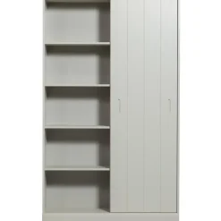 WOOOD Mila Schuifdeurkast - Grenen - Dust - 200x120x42 Discount