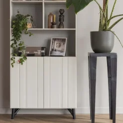 WOOOD Miller 2-Deurs Opbergkast - Grenen - Dust - 200x90x37 Best