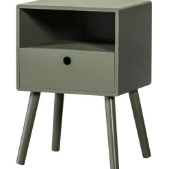 WOOOD Ozzy Nachtkastje Hout Warm Groen 53x36x30