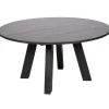WOOOD Rhonda Eetkamertafel XL - Eiken - Blacknight - Ø150 cm New