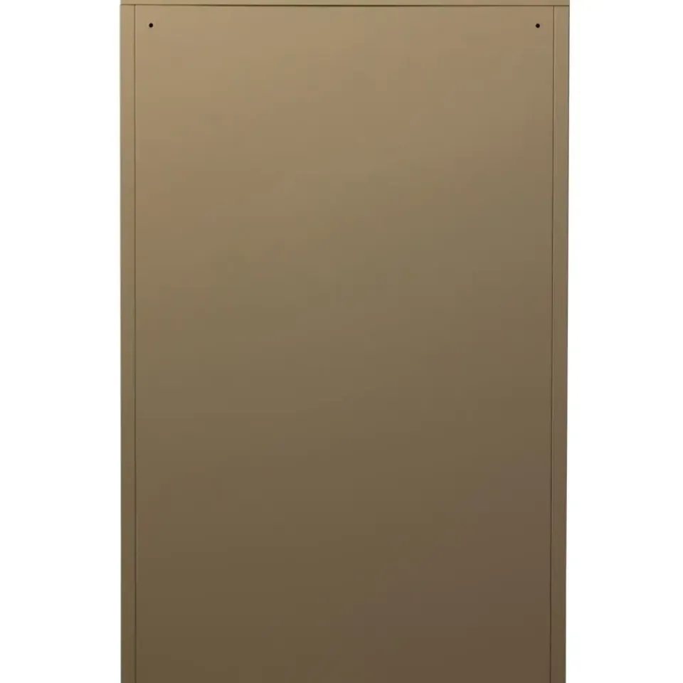 WOOOD Sabine 3-Vaks Schoenenkast - Metaal - Zand - 103x66x16