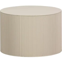 WOOOD Sanne Bijzettafel - MDF - Antique Beige - 40x60x60 Outlet