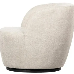 WOOOD Serra Draaifauteuil - Polyester - Off White - 68x70x77 New