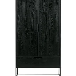 WOOOD Silas 2-Deurs Kast - Essen - Blacknight - 149x85x35 Online