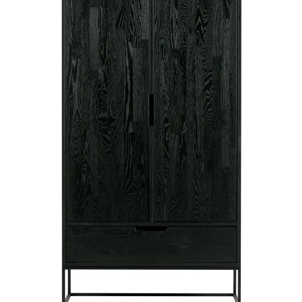 WOOOD Silas 2-Deurs Kast - Essen - Blacknight - 149x85x35 Online