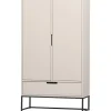 WOOOD Silas 2-Deurs Kast - Grenen - Dust - 149x85x36 Discount