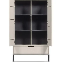 WOOOD Silas 2-Deurs Kast - Grenen - Dust - 149x85x36 Discount