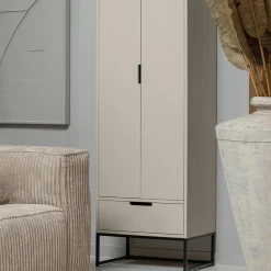 WOOOD Silas Hoge Kast - Grenen - Dust - 210x60x36 Sale