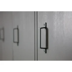 WOOOD Stijn Kledingkast 2-Deurs - Grenen - Staal Grijs - 103x187x40 Best