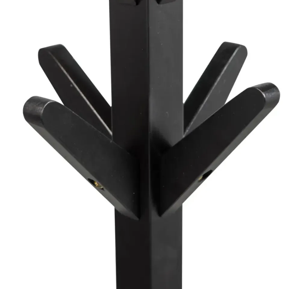 WOOOD Studio Staande Kapstok - Berken - Zwart - 178x45x45 New