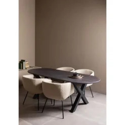 WOOOD Tablo Alkmaar Poot 1 Stuks - Metaal - Zwart - 72x79x10 Best