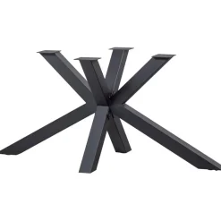 WOOOD Tablo Kruispoot - Metaal - Zwart - 72x159x77 New