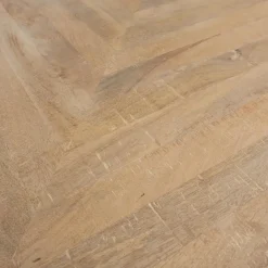 WOOOD Tablo Tafelblad Visgraat - Mango - White Wash - 5, 5x180X90 Outlet