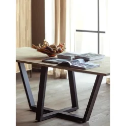 WOOOD Tablo Tafelpoot - Metaal - Zwart - 73x147x71 Online