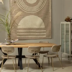 WOOOD Tablo Tafelpoot - Metaal - Zwart - 75x79x71 Clearance