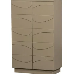 WOOOD Teo Kast - Grenenhout - Mud - 116x72x35 Best