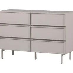 WOOOD Tours Ladekast 6 Lades - Melamine/ MDF - Zand - 80x120x42
