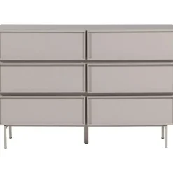 WOOOD Tours Ladekast 6 Lades - Melamine/ MDF - Zand - 80x120x42