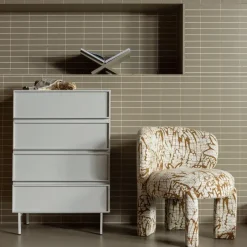 WOOOD Tours Ladekast 4 Lades - Melamine/ MDF - Zand - 102x70x42 Online