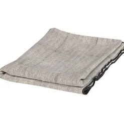 WOOOD Unique Plaid - Viscose/Linnen - Zwart/Off White - 53x49x48 New