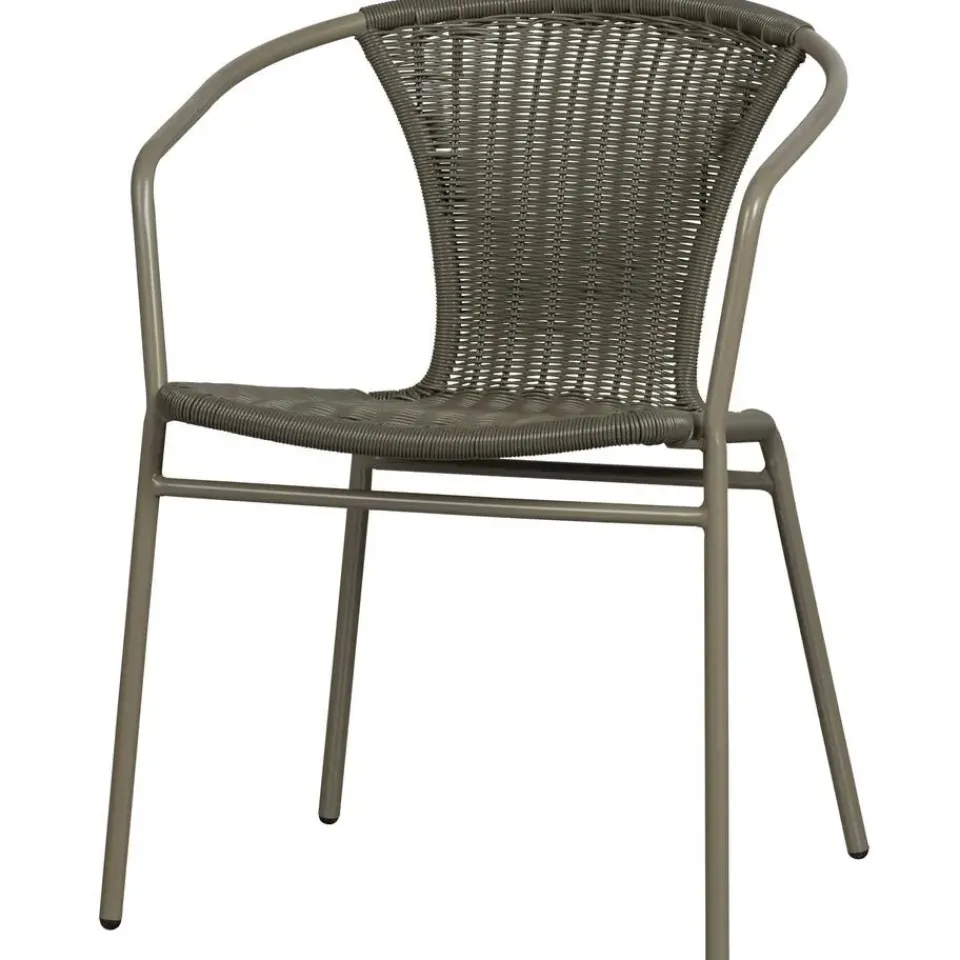WOOOD Weston Stoelen Buiten - Rattan/Metaal - Jungle - Set van 4 Clearance