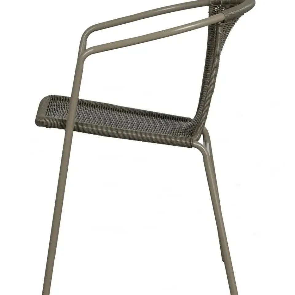 WOOOD Weston Stoelen Buiten - Rattan/Metaal - Jungle - Set van 4 Clearance