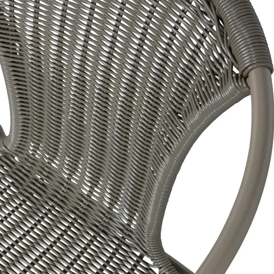 WOOOD Weston Stoelen Buiten - Rattan/Metaal - Jungle - Set van 4 Clearance