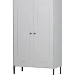 WOOOD Xina Lage Kast - Grenen - Wolkengrijs - 149x90x40 New