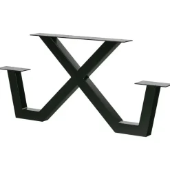 WOOOD X-Poot Picknick Buiten Tablo - Metaal - Zwart - 70x142x13 Hot