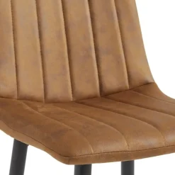 HomeMixx 2x Barkruk Jax - Microleder Cognac (Set van 2) Online