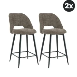 HomeMixx 2x Barkruk Monta - Bruin (Set van 2) New