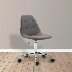 Xairo Rome - Bureaustoel - Stof - Donkergrijs New