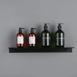 XIVADA Wandrek Rosa - Industrieel - Aluminium - Boren - Zwart Hot