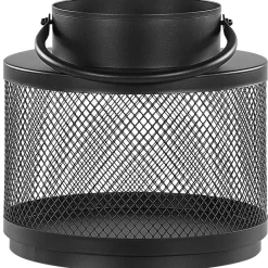 Beliani YAMDENA - Lantaarn - Zwart - IJzer Sale