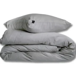 Zavelo Dekbedovertrek Velvet Comfort Zilver-Lits-jumeaux (240 x 200/220 cm) Discount