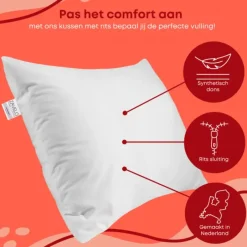 Zavelo Ecodown Hoofdkussen Synthetische Donsvezel Online