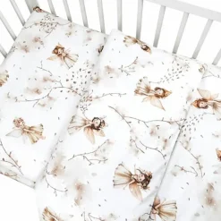 Zavelo Peuter Dekbedovertrek Fairy Beige 120 x 150 cm Best