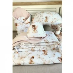 Zavelo Peuter Dekbedovertrek Fairy Beige 120 x 150 cm Best