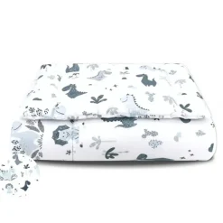 Zavelo Peuter Dekbedovertrek Dino's 120 x 150 cm Outlet