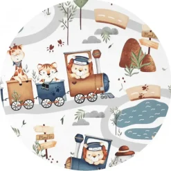 Zavelo Peuter Dekbedovertrek Treintje 120 x 150 cm Sale