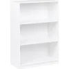 Leen Bakker ZEHNA - Boekenkast 3 planken - Wit - 80 x 40 cm - Vezelplaat Best