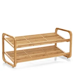 Zeller Schoenenrek - bamboe - 2-laags - 74 x 33 x 33 cm Outlet