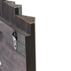 Leen Bakker ZILLAH - Wandgemonteerde kapstok - Zwart - Dennenhout Best