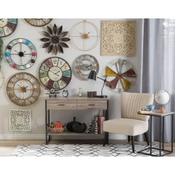 Beliani ZUCHWIL - Wandklok - Goud - IJzer Clearance