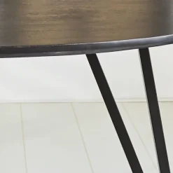 Dimehouse Zwart ovale eettafel Cesar 170x90 cm - Mangohout - Zwart New