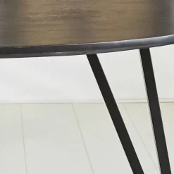 Dimehouse Zwart ovale eettafel Cesar 170x90 cm - Mangohout - Zwart New