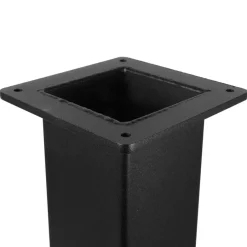 IVOL Zwarte Tafelpoot Vierkant - 80 x 80 x 720 mm Clearance