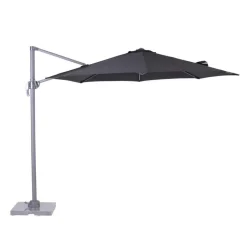 Garden Impressions Zweefparasol Hawaii S - met voet en hoes - Zwart - 300 cm Online