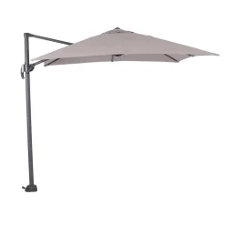 Garden Impressions Zweefparasol Hawaii S - met voet en hoes - Zand - 250 x 250 cm Discount